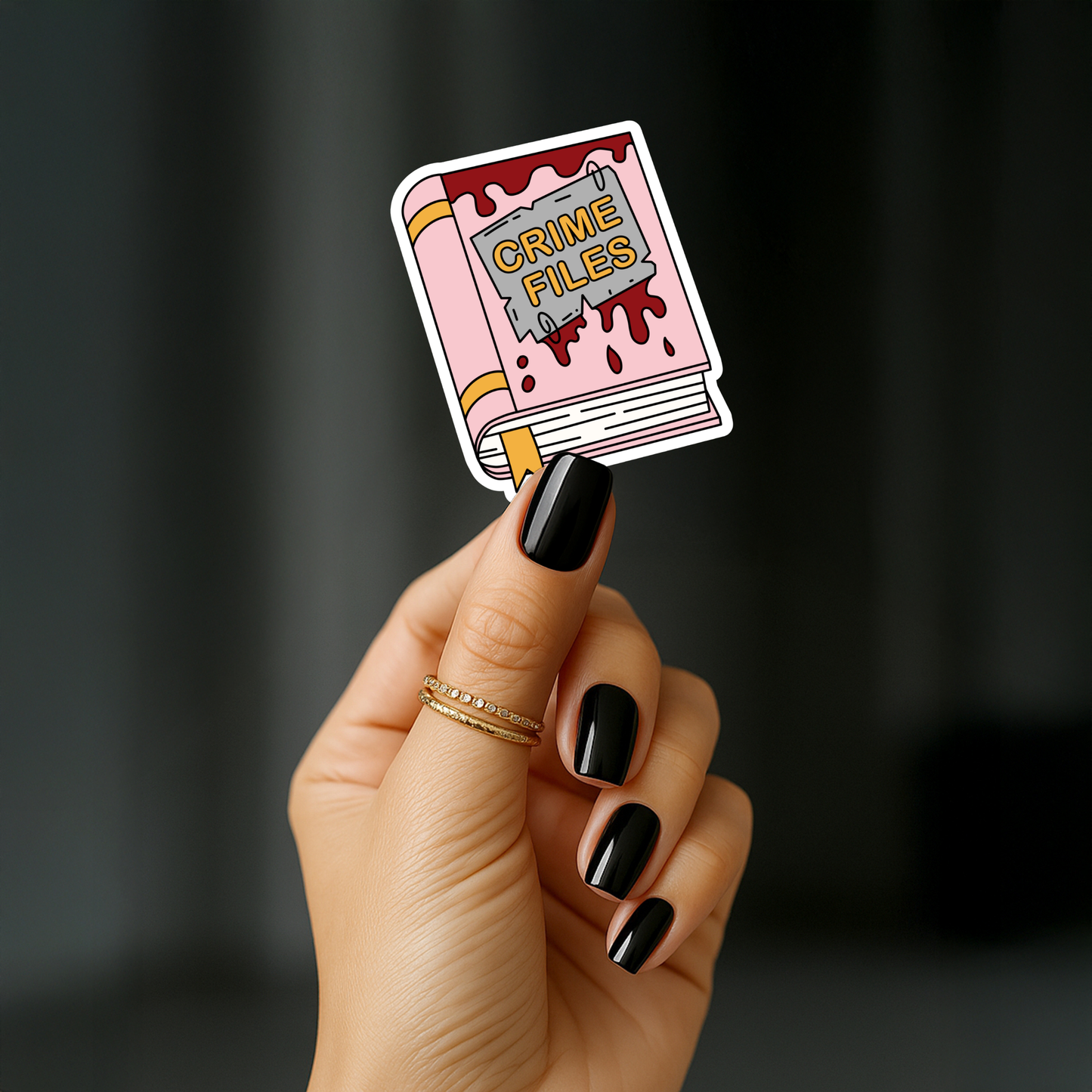 Crime files Sticker