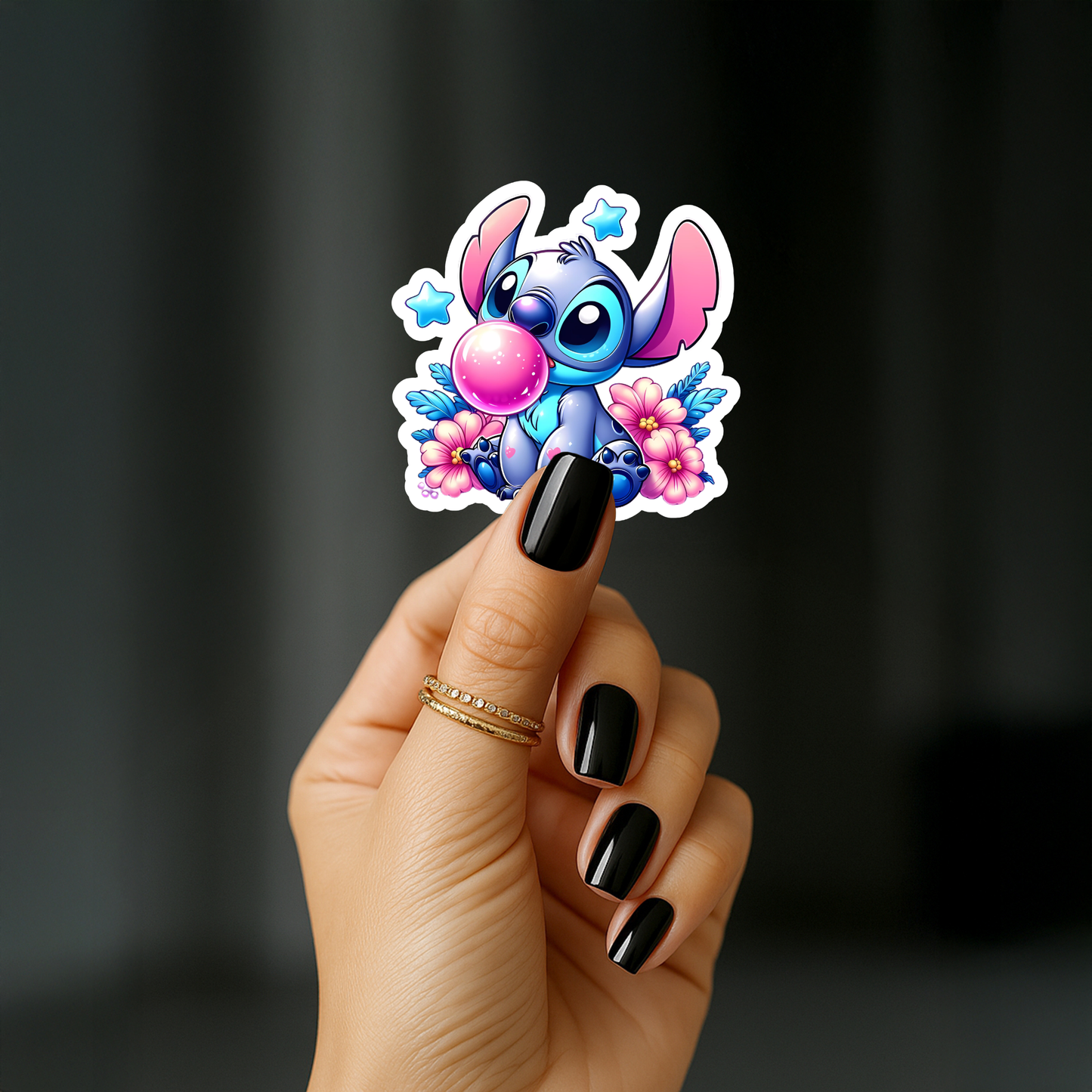 Stitch Bubblegum Sticker