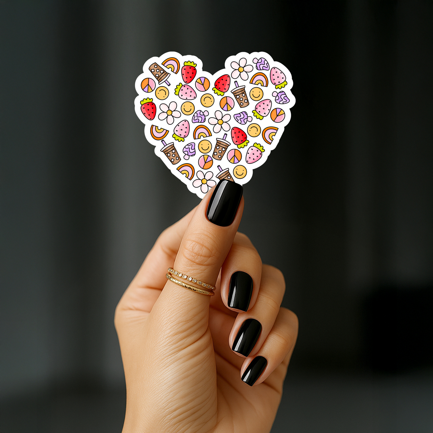 Summer vibe heart Sticker
