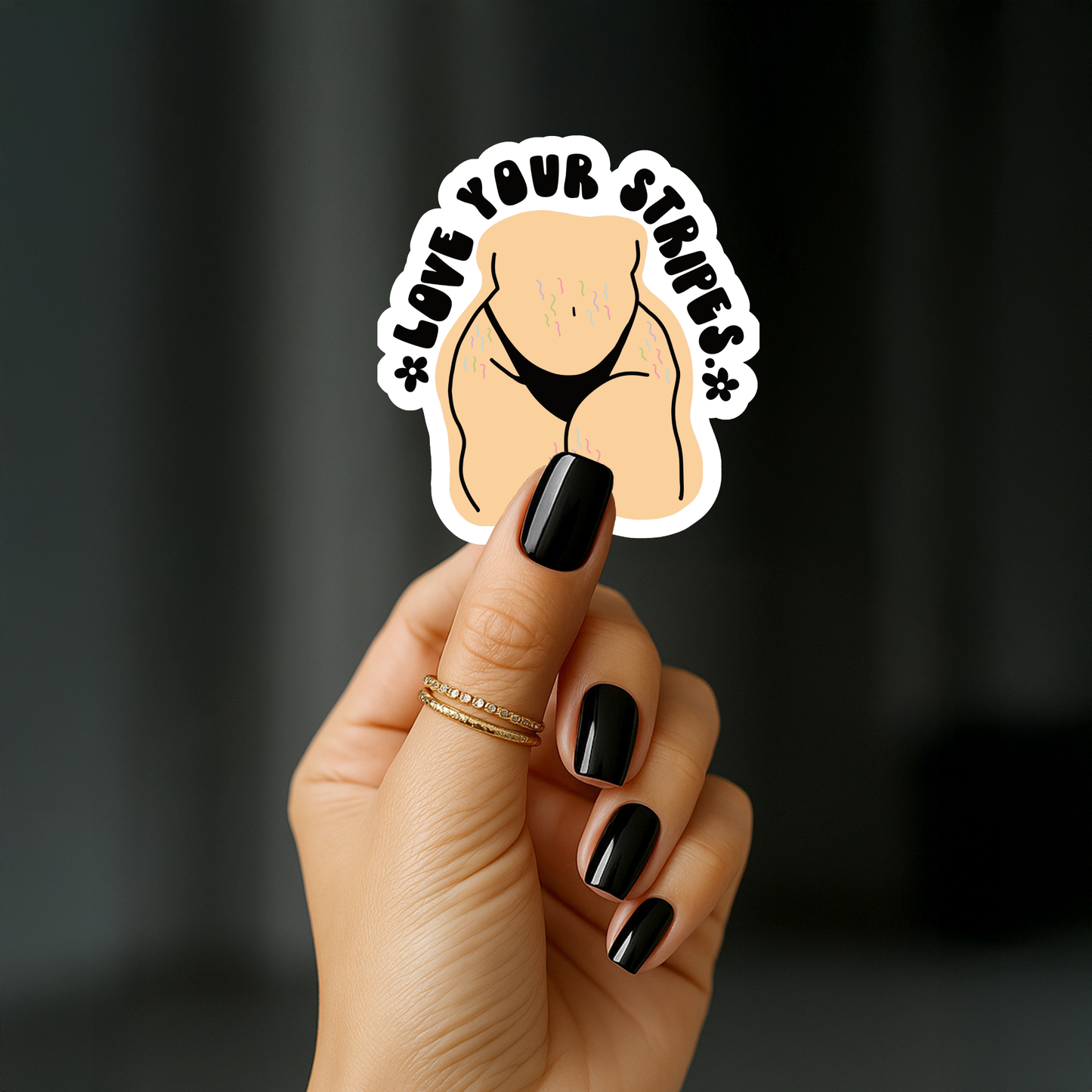 Love your stripes Sticker