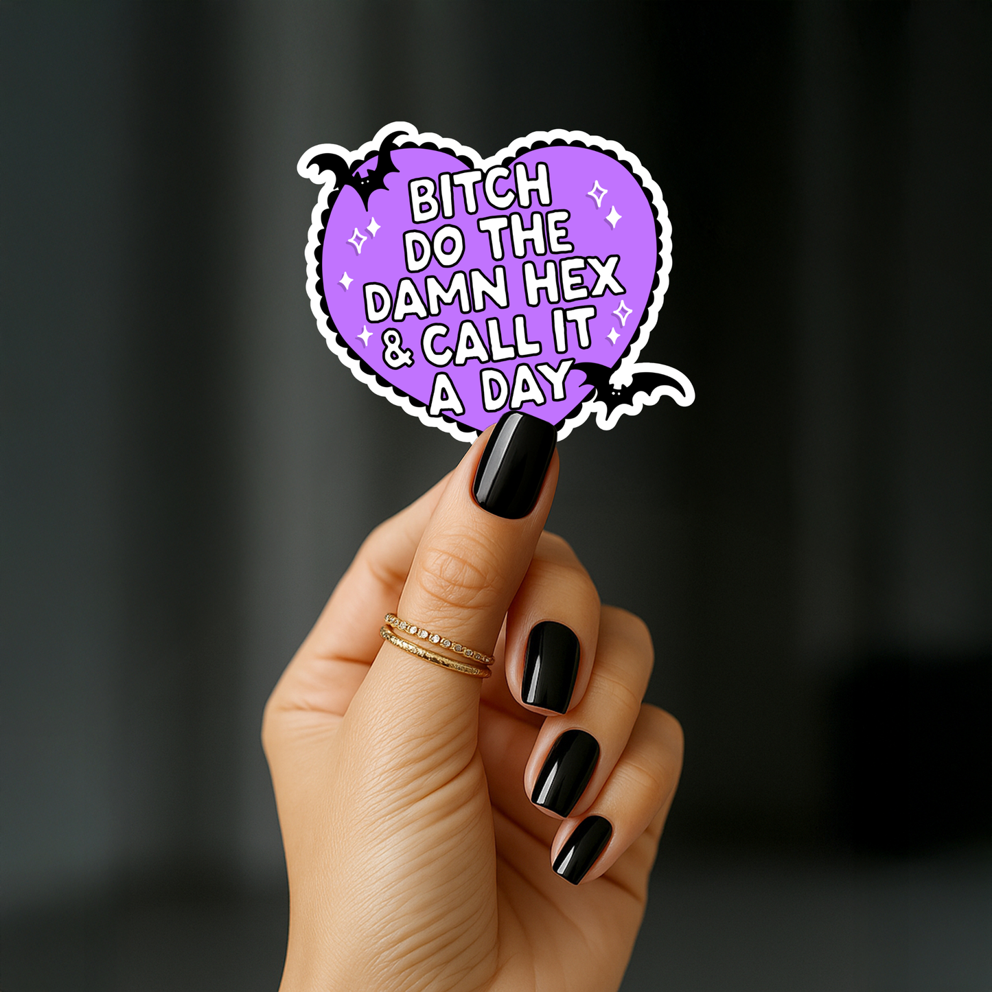 Bitch do the damn hex and call it a day Sticker