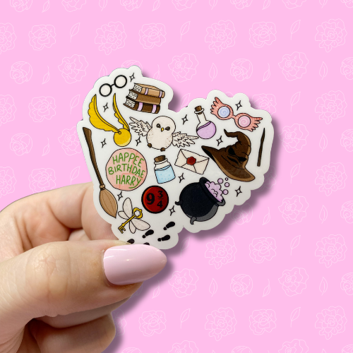 Harry Potter Heart Sticker