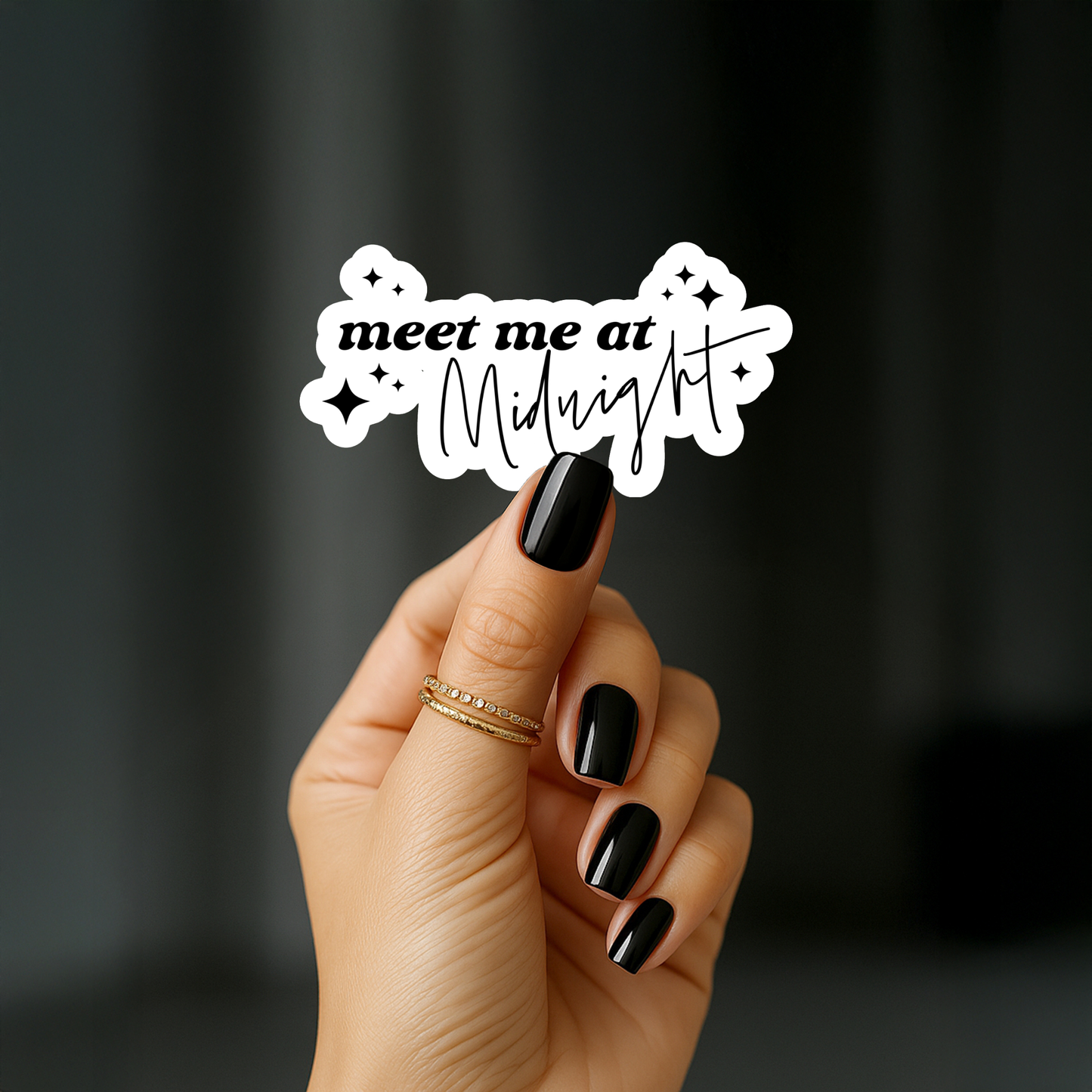 Meet me at midnight Sticker