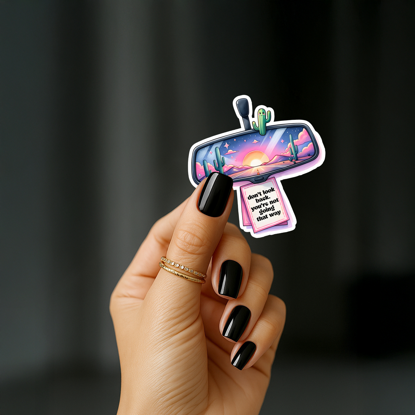 Dont look back Sticker