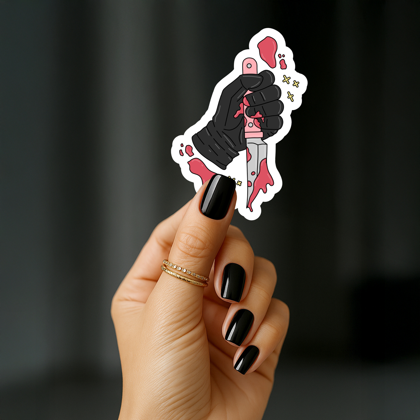 Killer knife Sticker