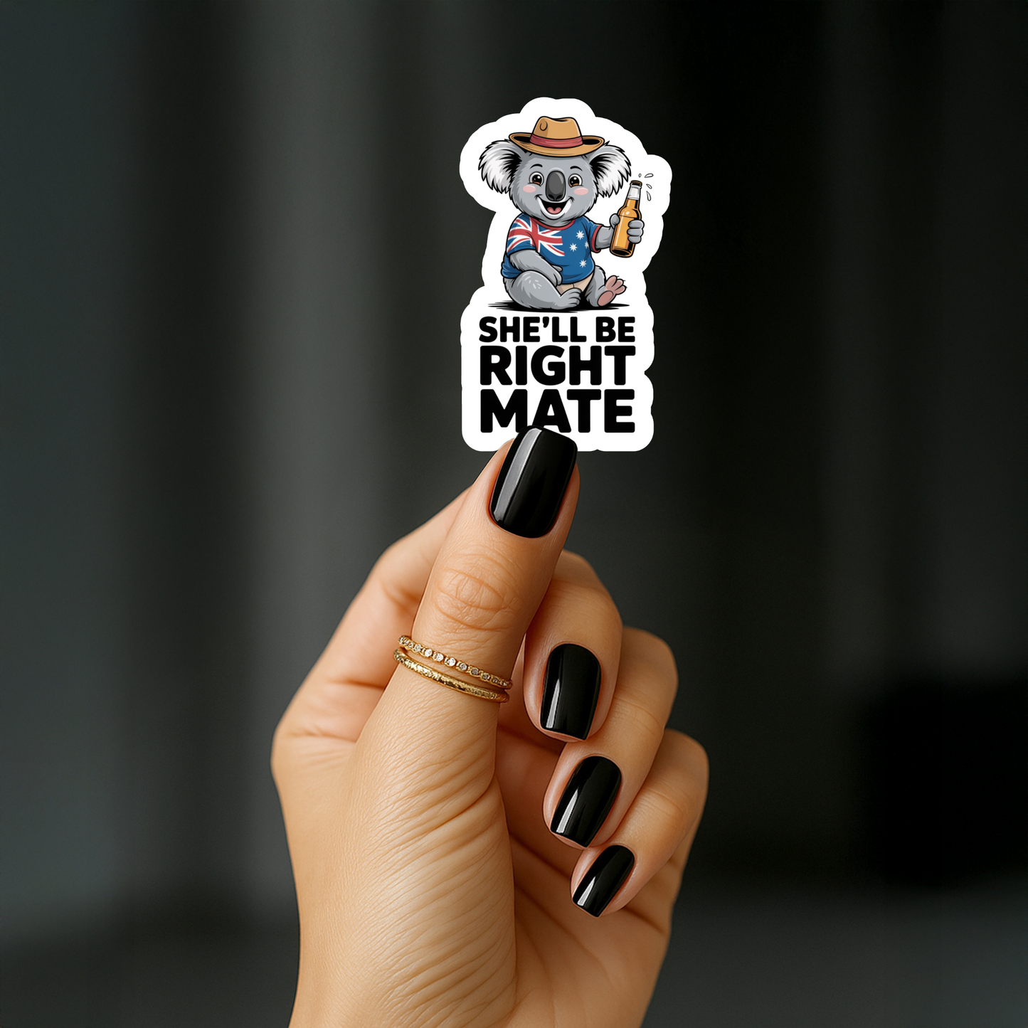 She'll be right mate Sticker
