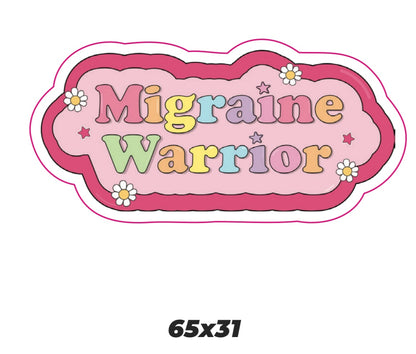 Migraine Warrior Pink Sticker