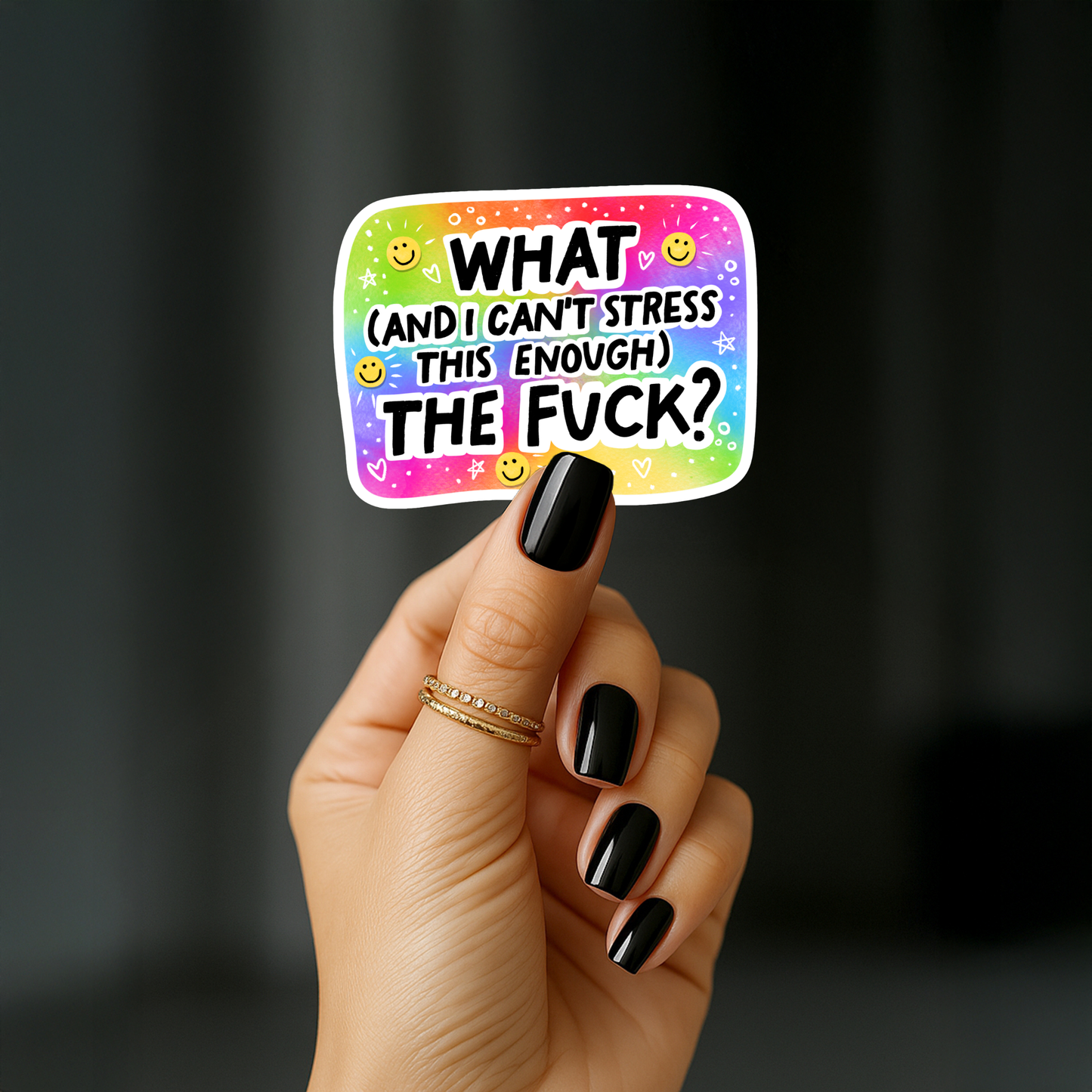 What (and i cant stress this enough) the fuck? Sticker