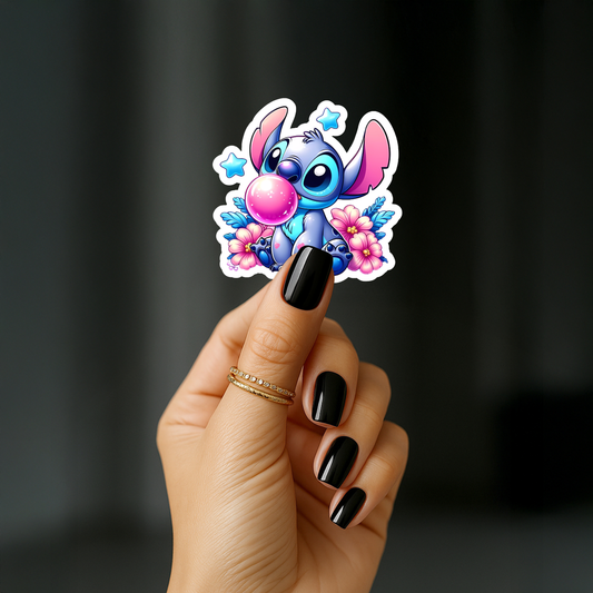 Stitch Bubblegum Sticker