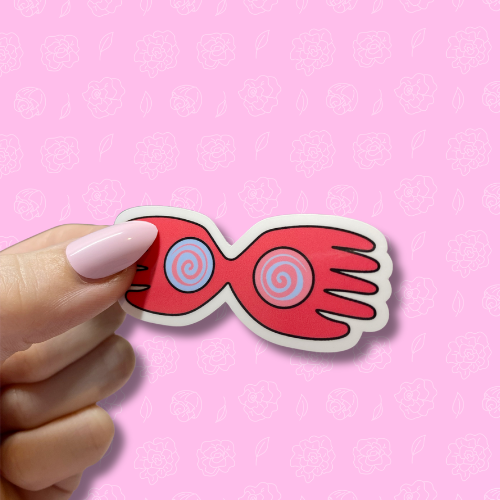 Luna Lovegood Glasses Sticker