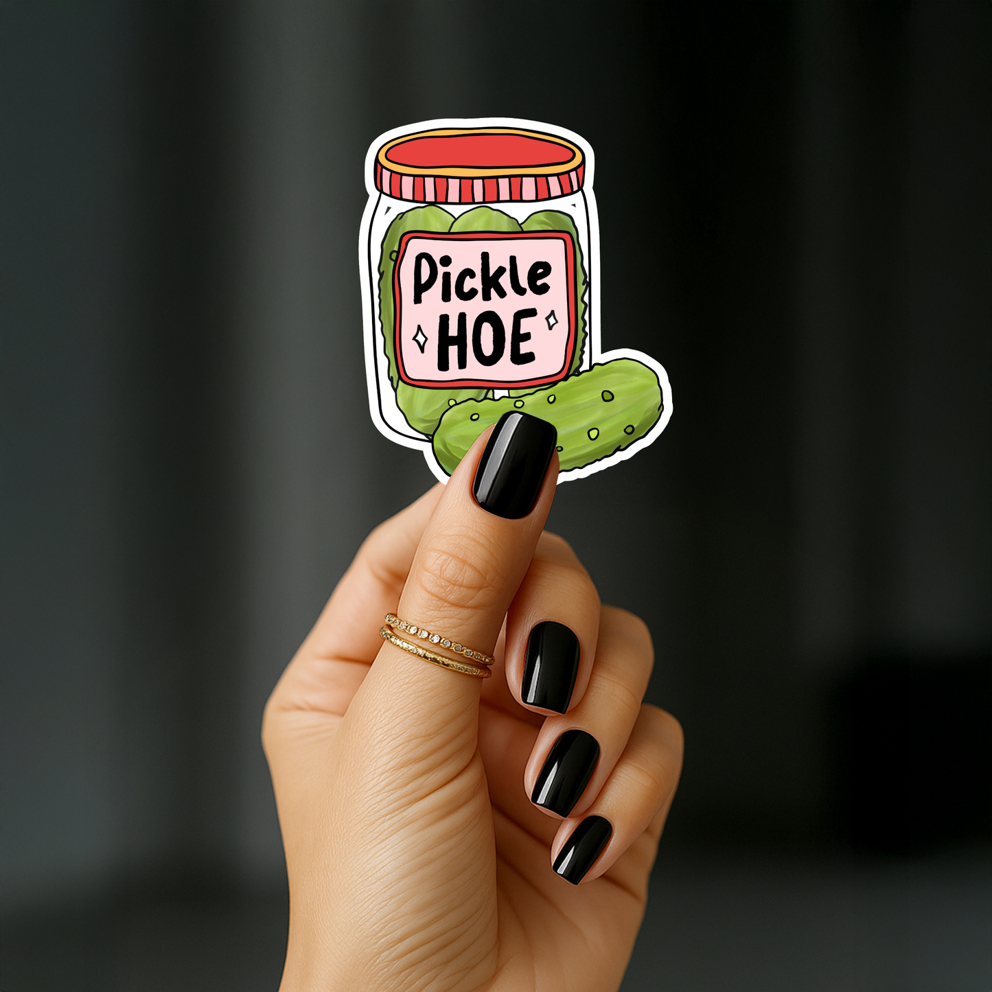 Pickle hoe Sticker