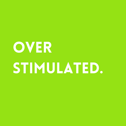 Over stimulated Fridge Magnet