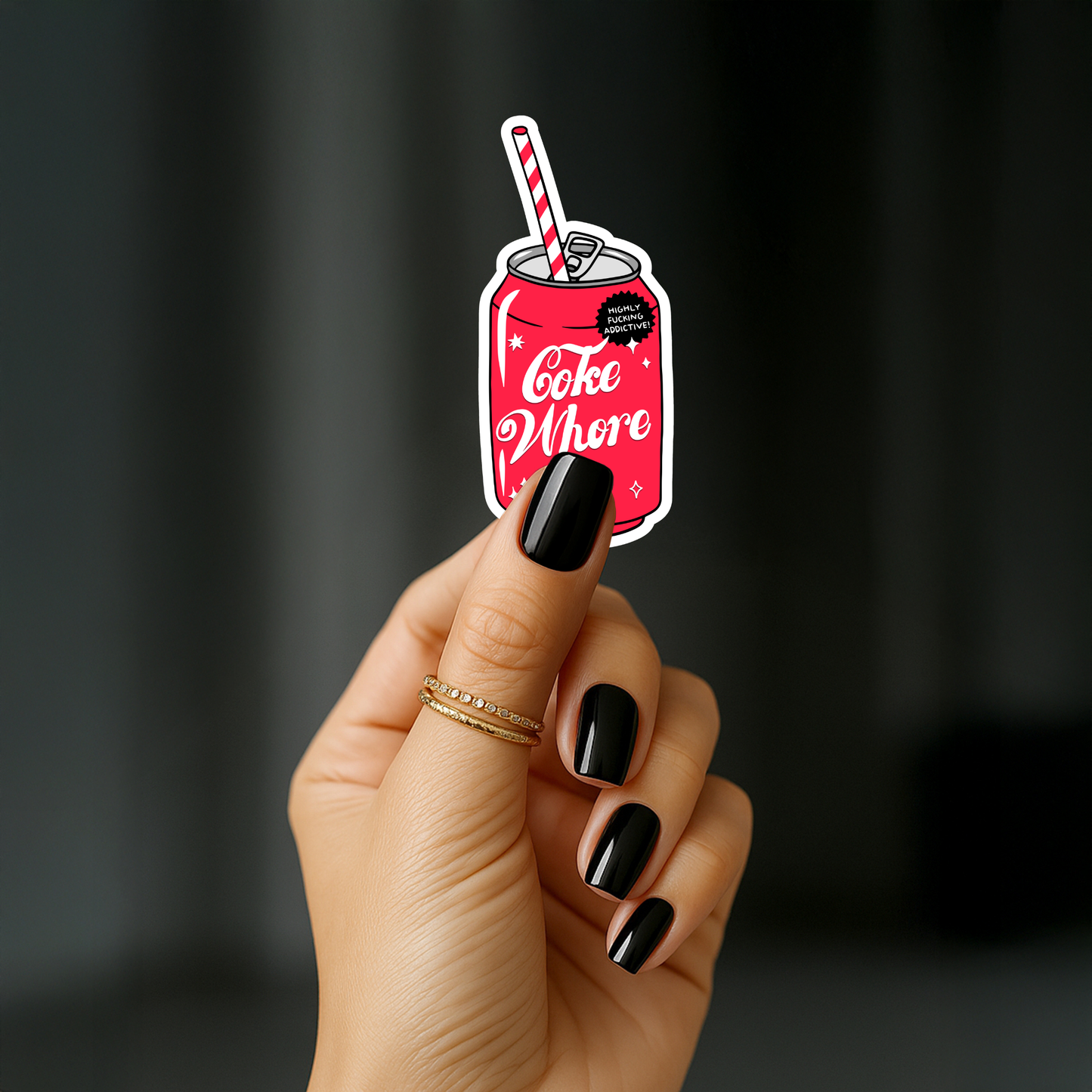 Coke Whore Sticker