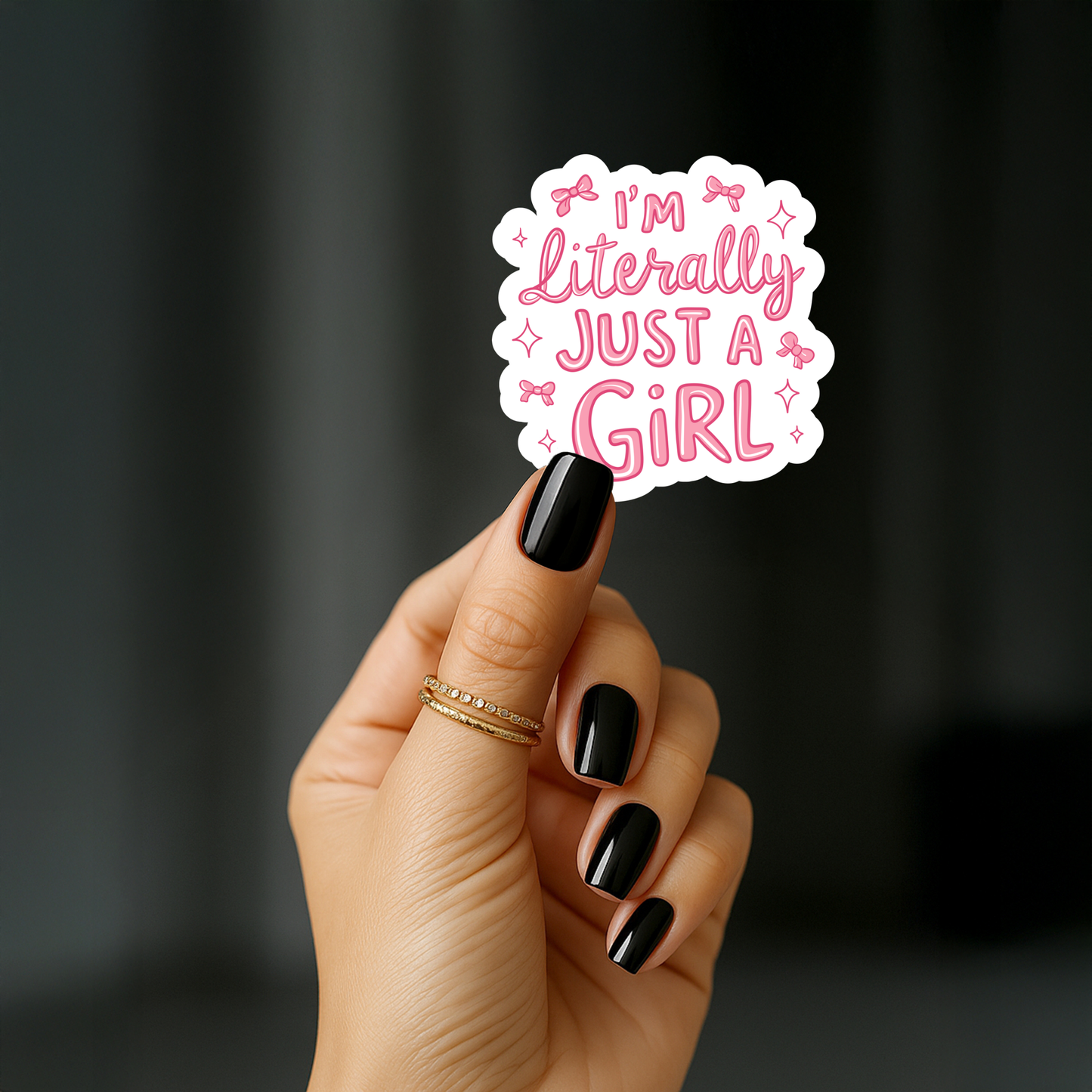 Im literally just a girl Sticker