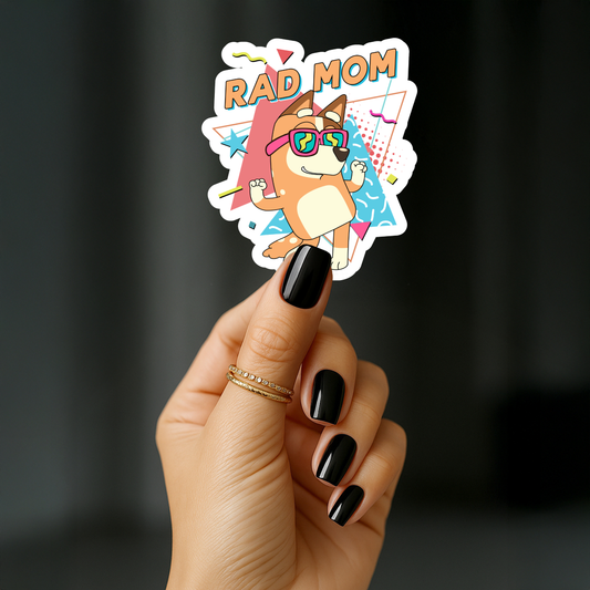 Rad mom Sticker