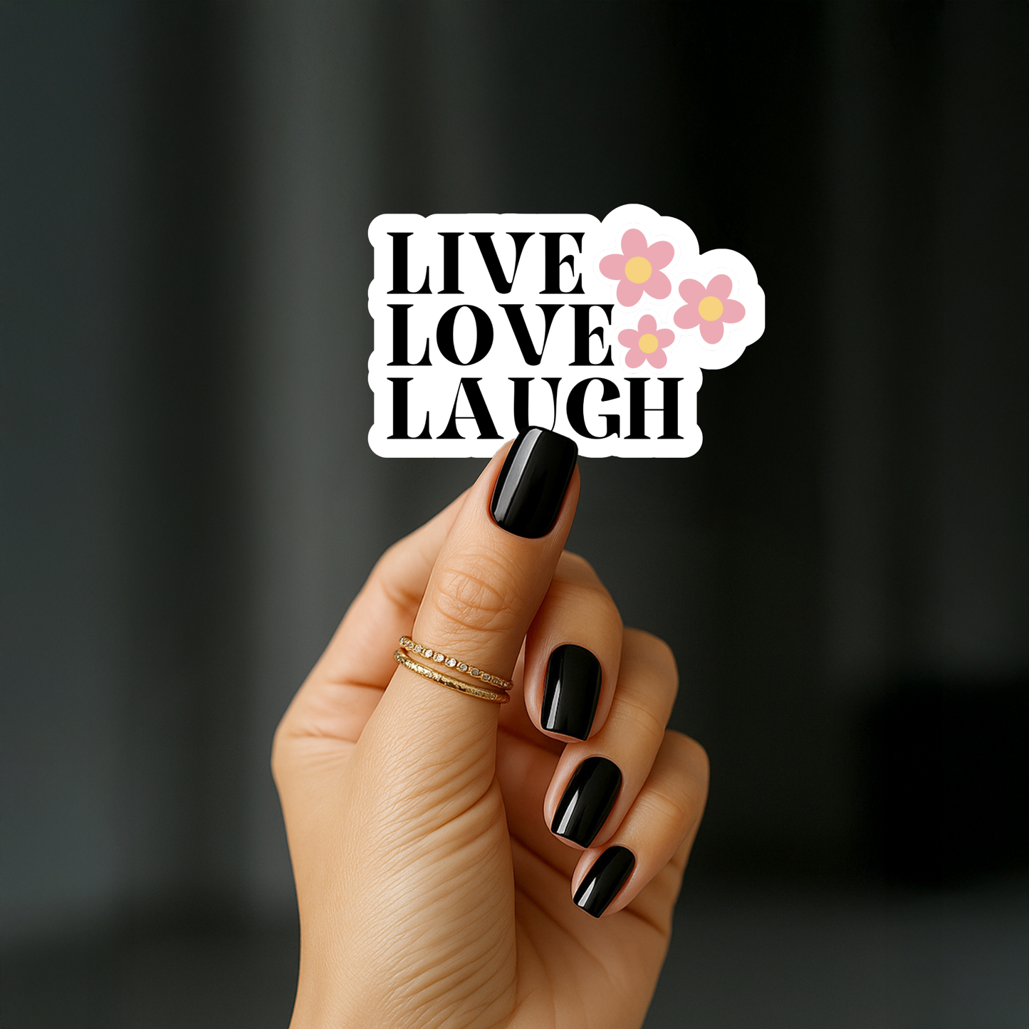 Live love laugh Sticker