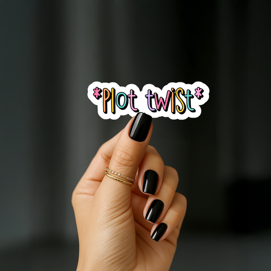 Plot twist Sticker