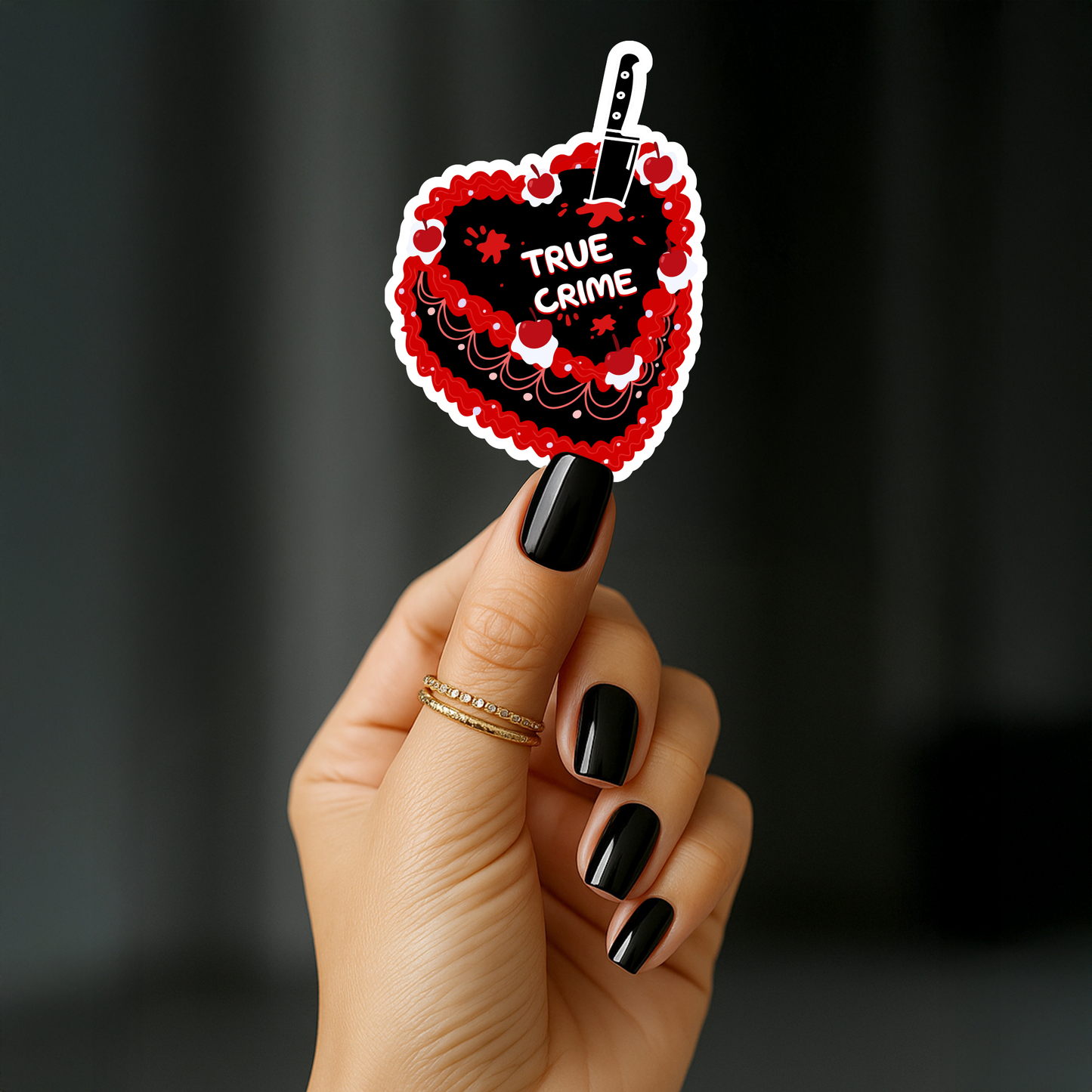 True crime Sticker