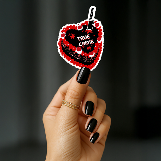True crime Sticker