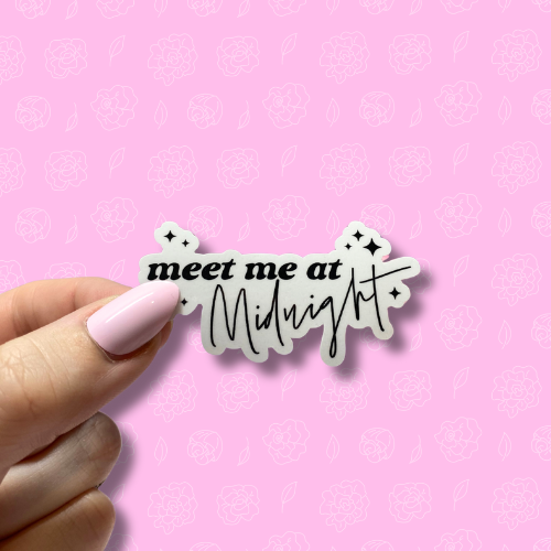 Meet me at midnight Sticker