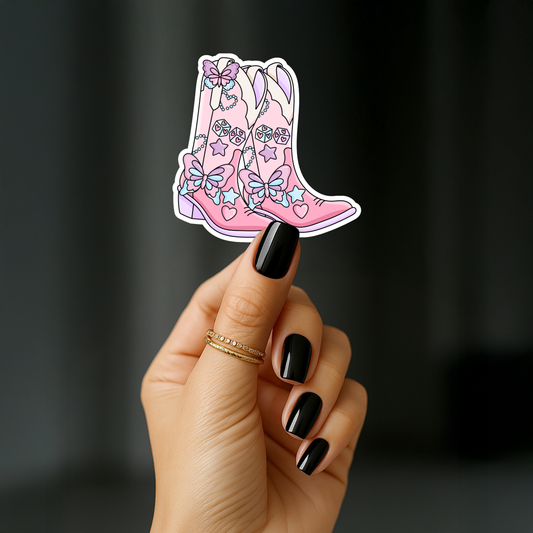 Taylor Swift Lover Style cowgirl boots Sticker