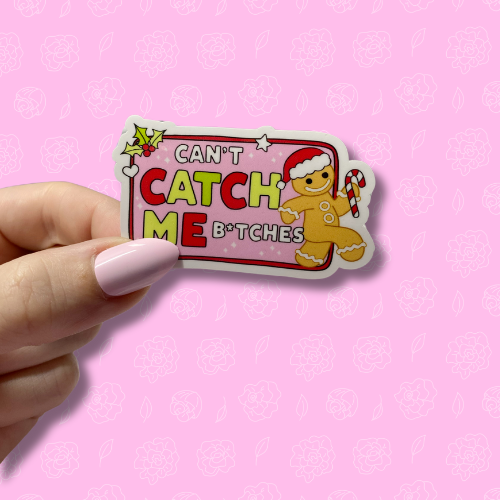 Cant catch me bitches Sticker