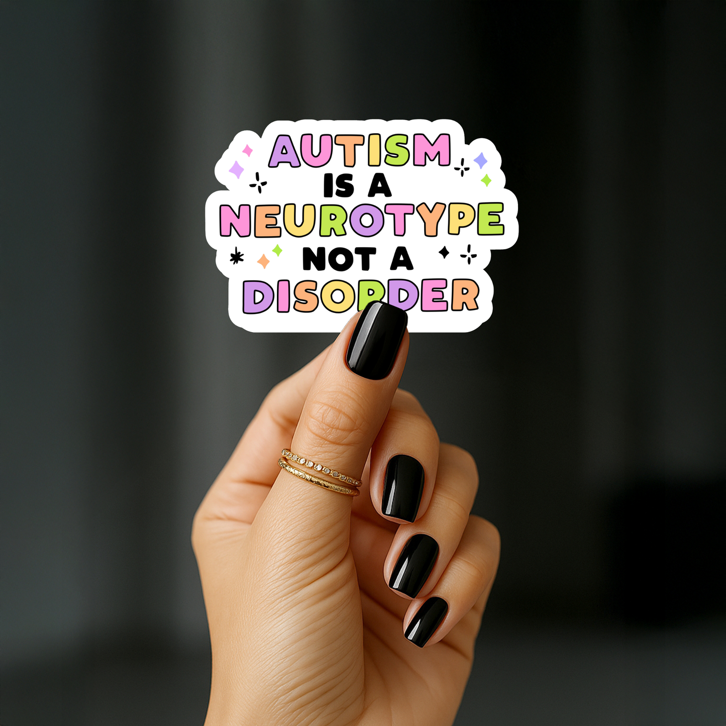 Autism is a neurotype not a disorder Sticker