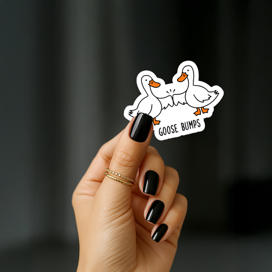 Goose bumps Sticker