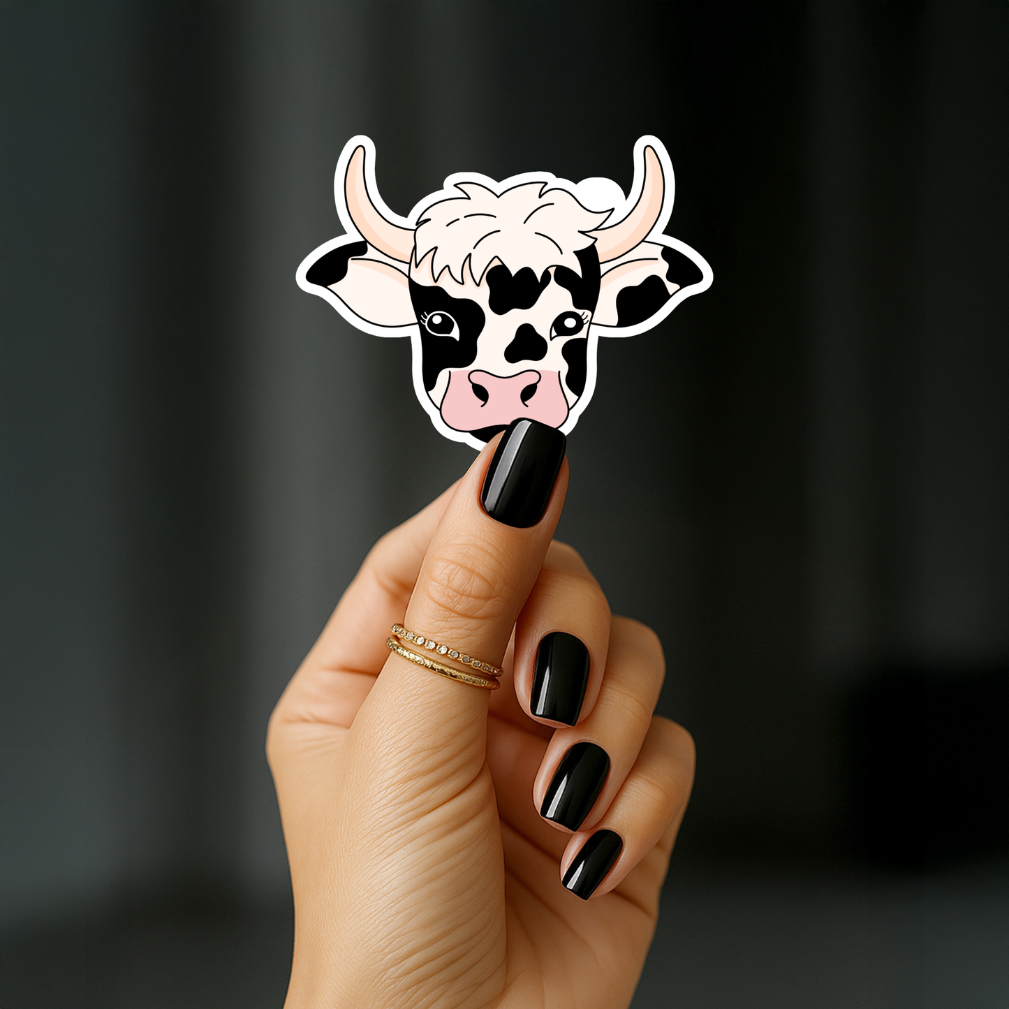 Cute Cow Sticker