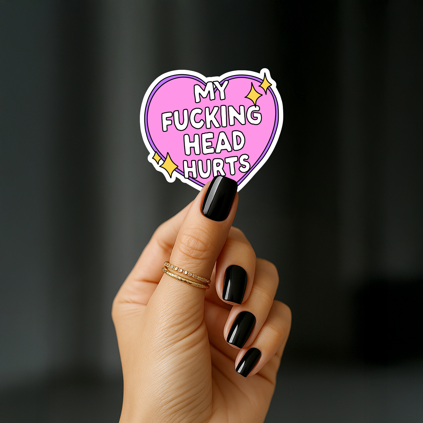 My fucking head hurts Sticker