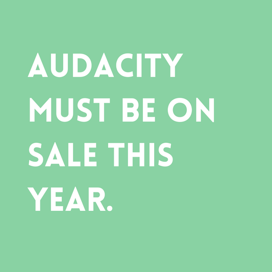 Audacity must be on sale this year Fridge Magnet