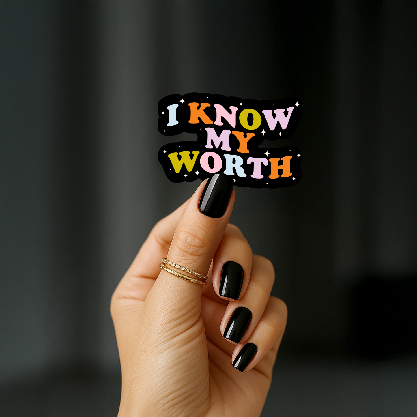 I know my worth Sticker