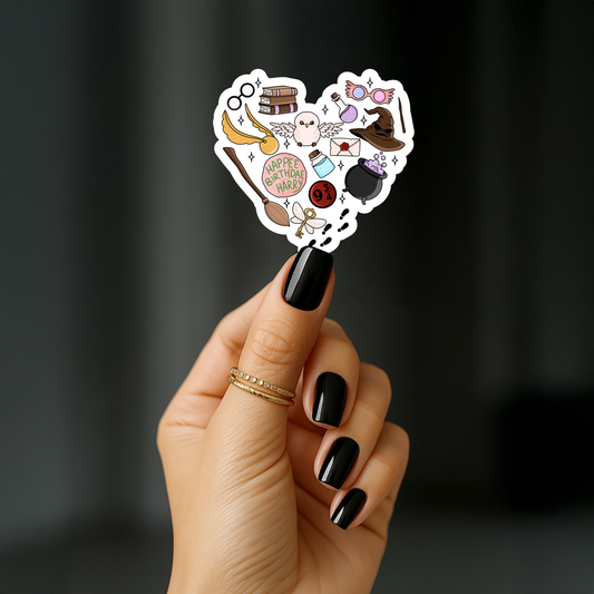 Harry Potter Heart Sticker