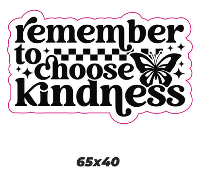 Remember to choose kindness Sticker