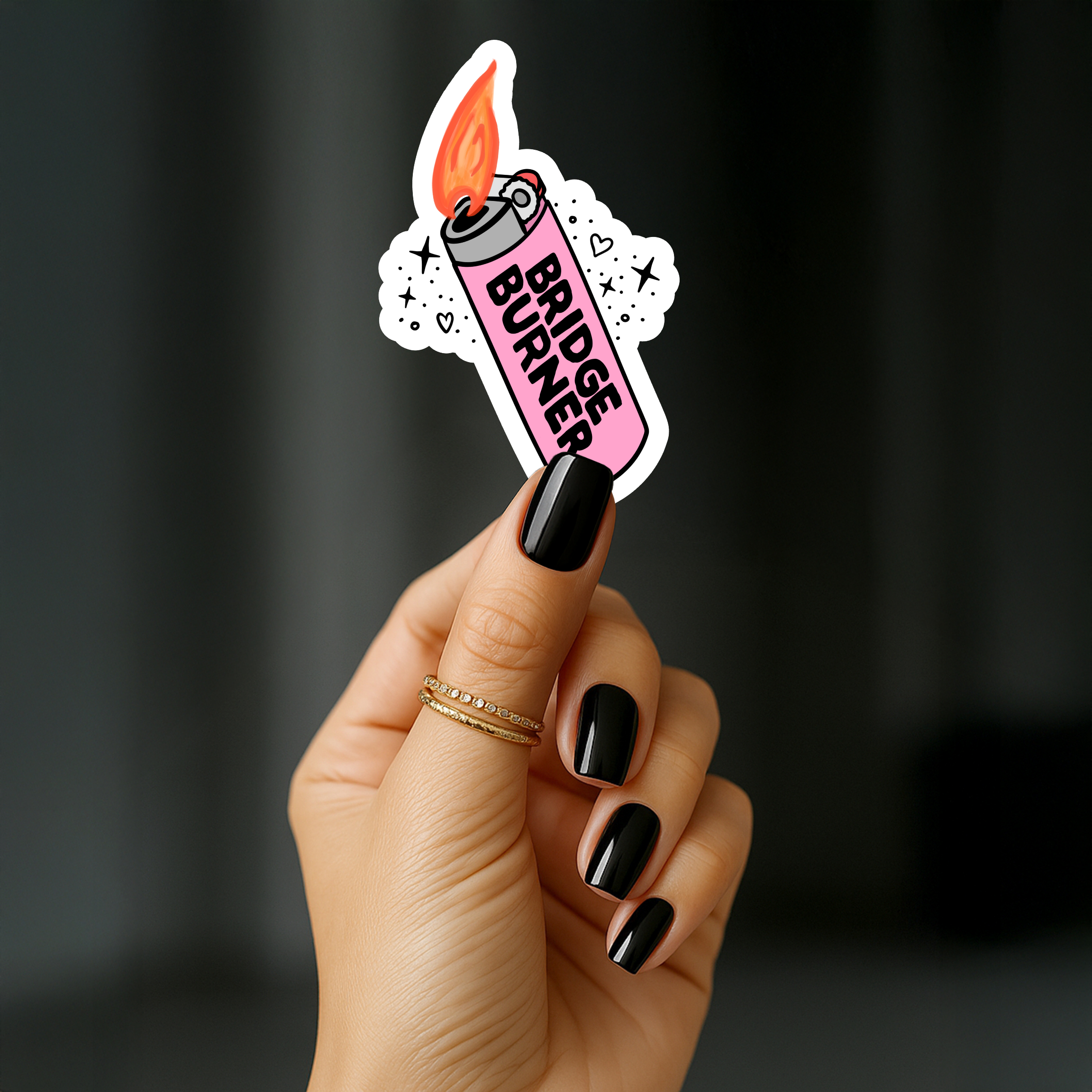 Bridge Burner Sticker