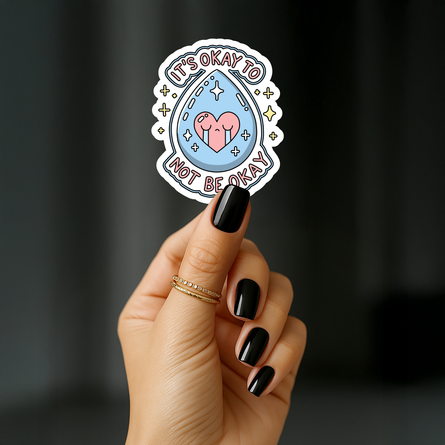 Its okay to not be okay Sticker