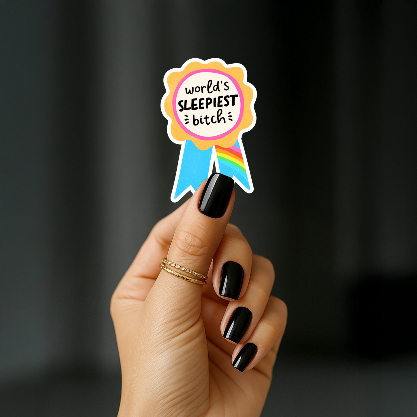 Worlds sleepiest bitch Sticker