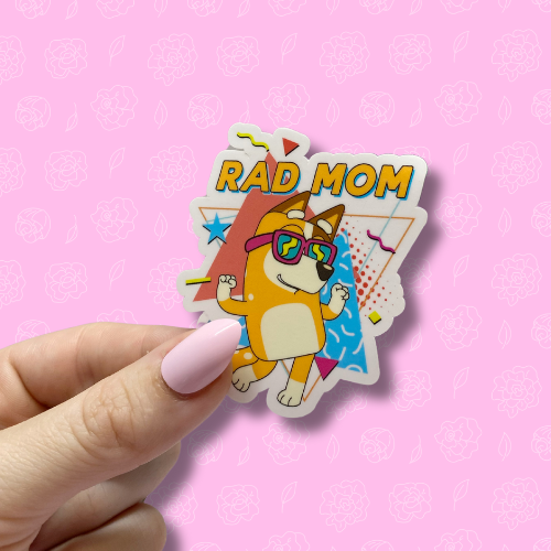Rad mom Sticker