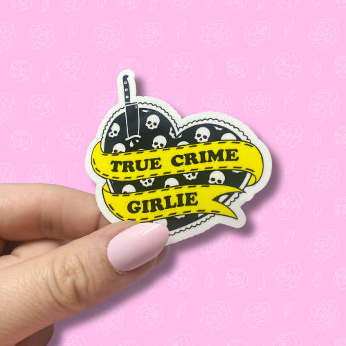 True crime girlie Sticker