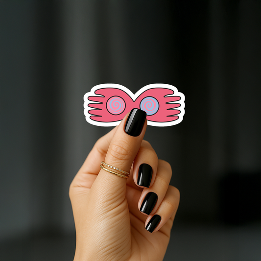 Luna Lovegood Glasses Sticker