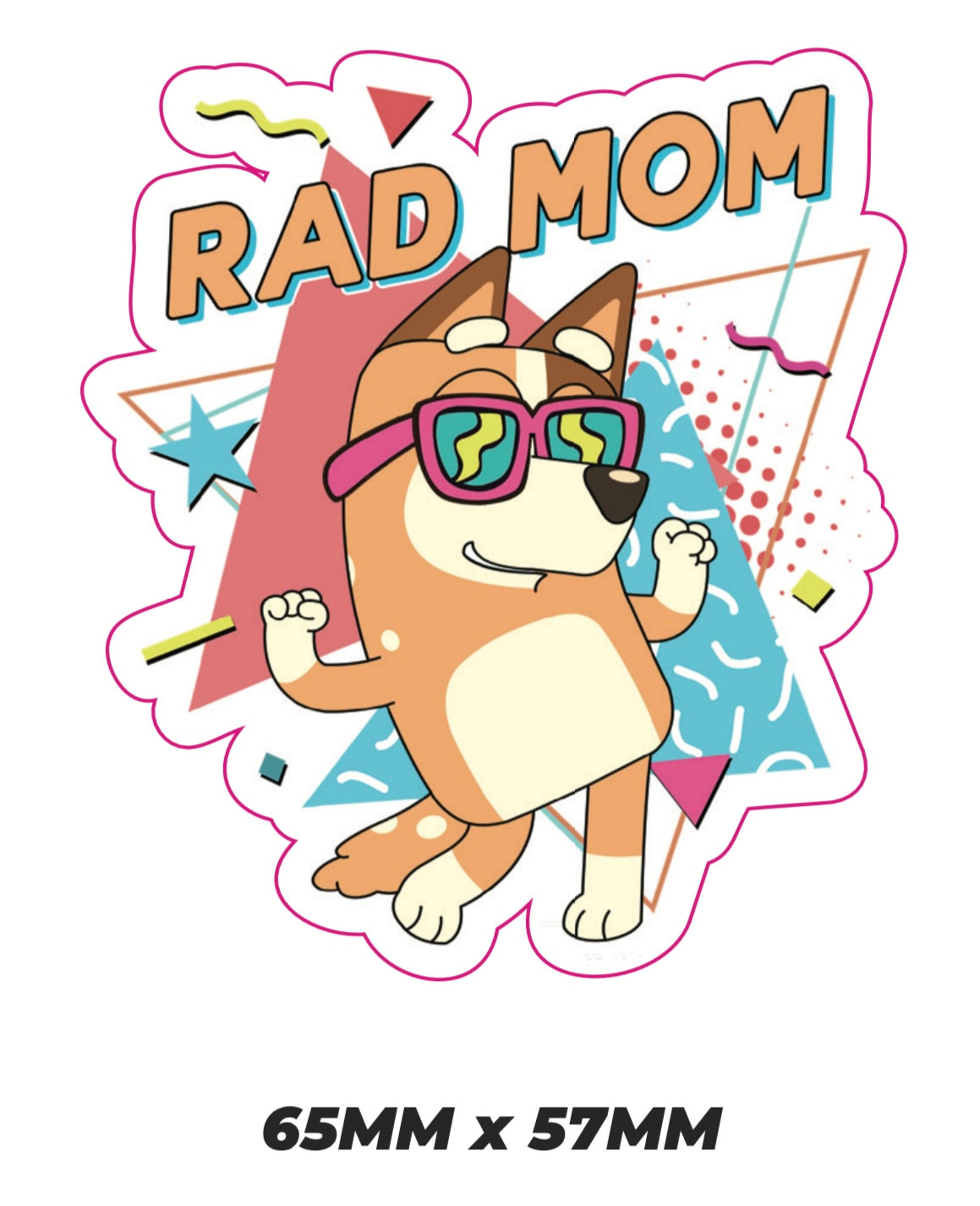Rad mom Sticker