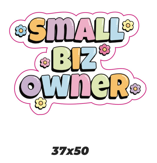 Small Biz Owner Sticker