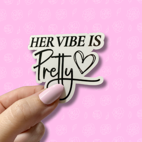 Her vibe is pretty Sticker