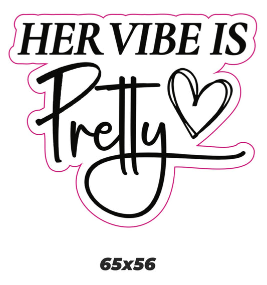 Her vibe is pretty Sticker