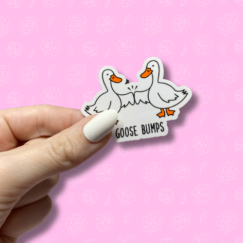 Goose bumps Sticker