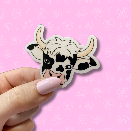 Cute Cow Sticker