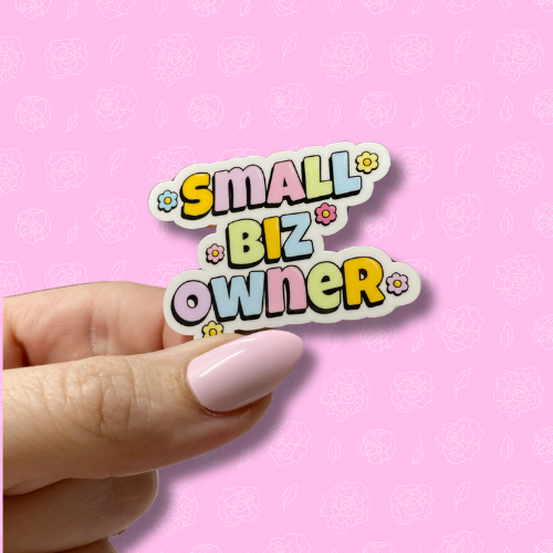 Small Biz Owner Sticker