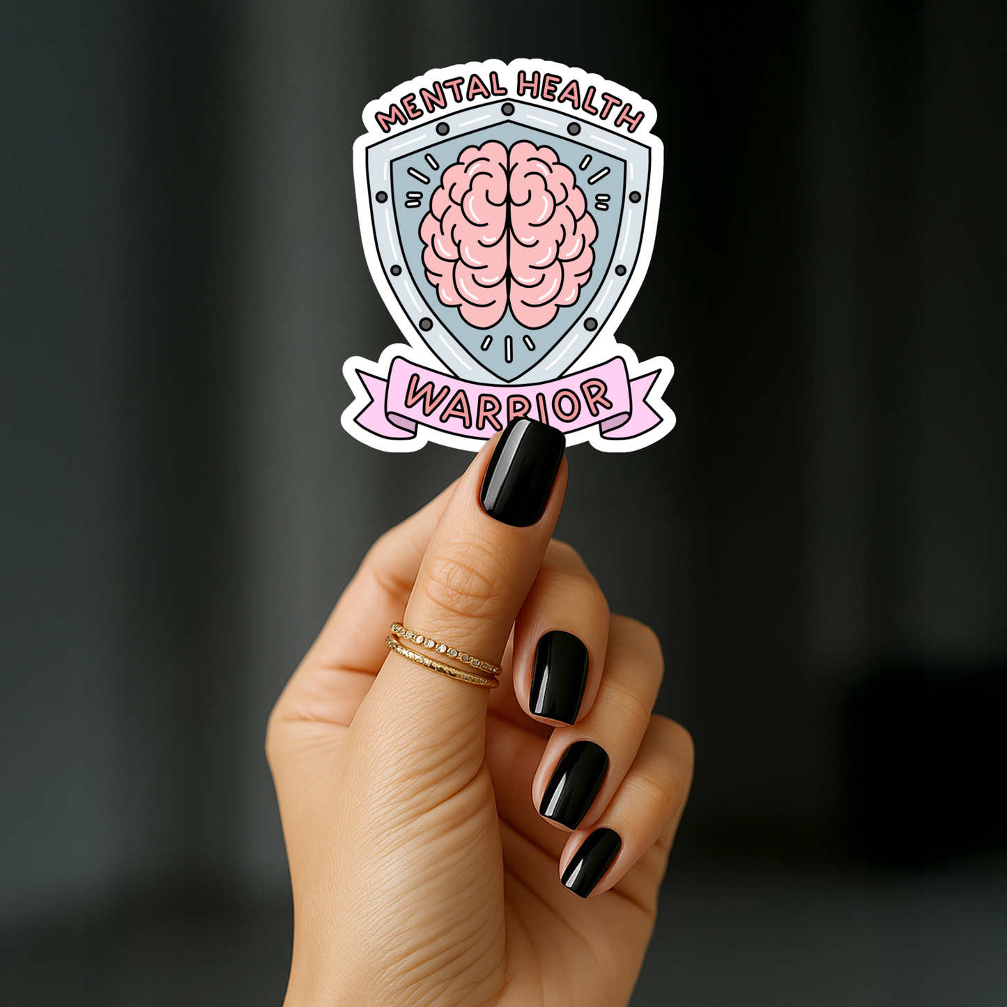 Mental health warrior Sticker