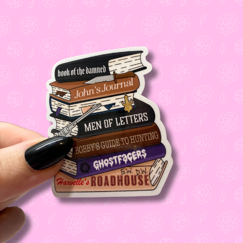 Supernatural books Sticker