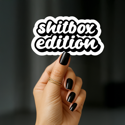 Shitbox edition Sticker